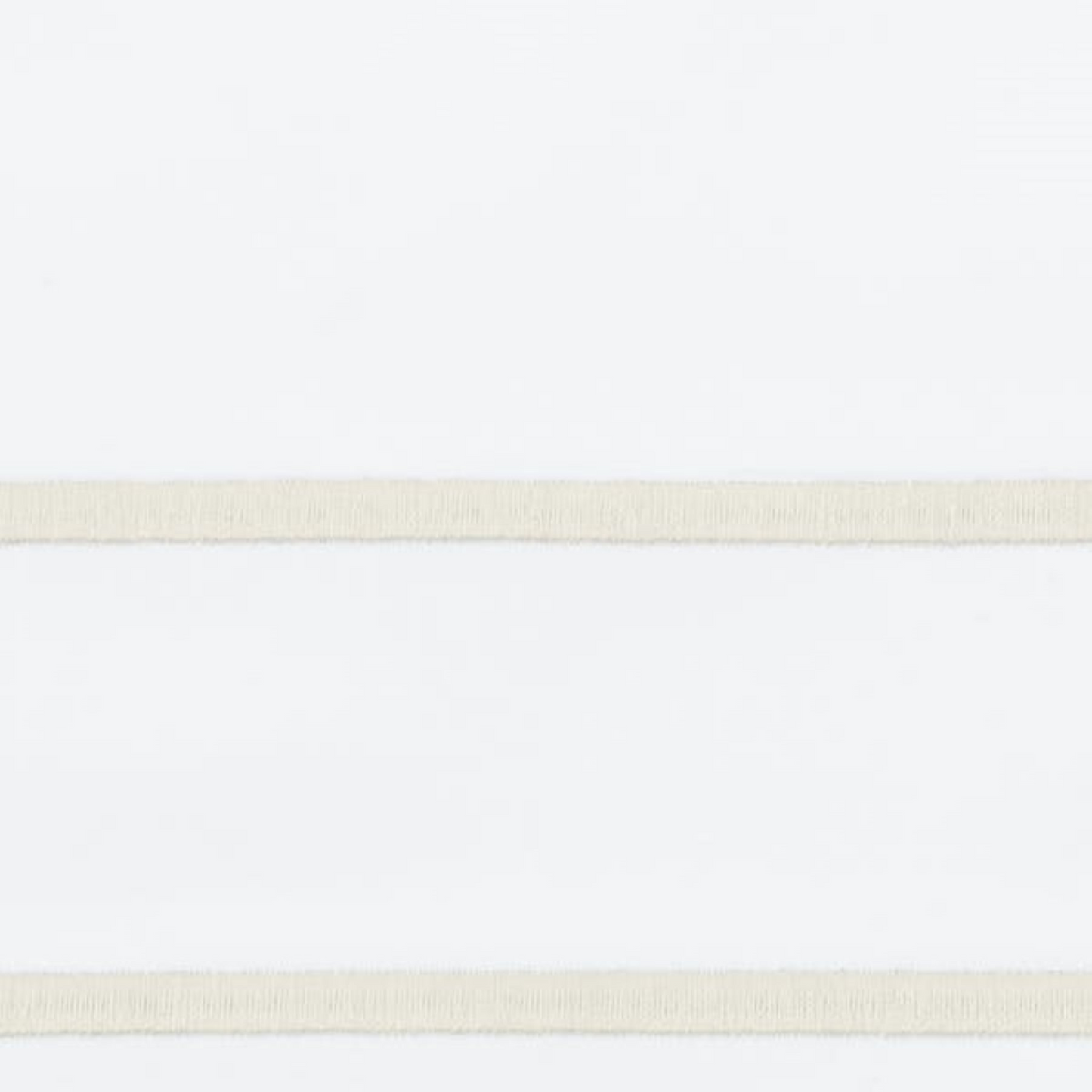 Detail Closeup of Matouk Ansonia Bedding in Ivory Color