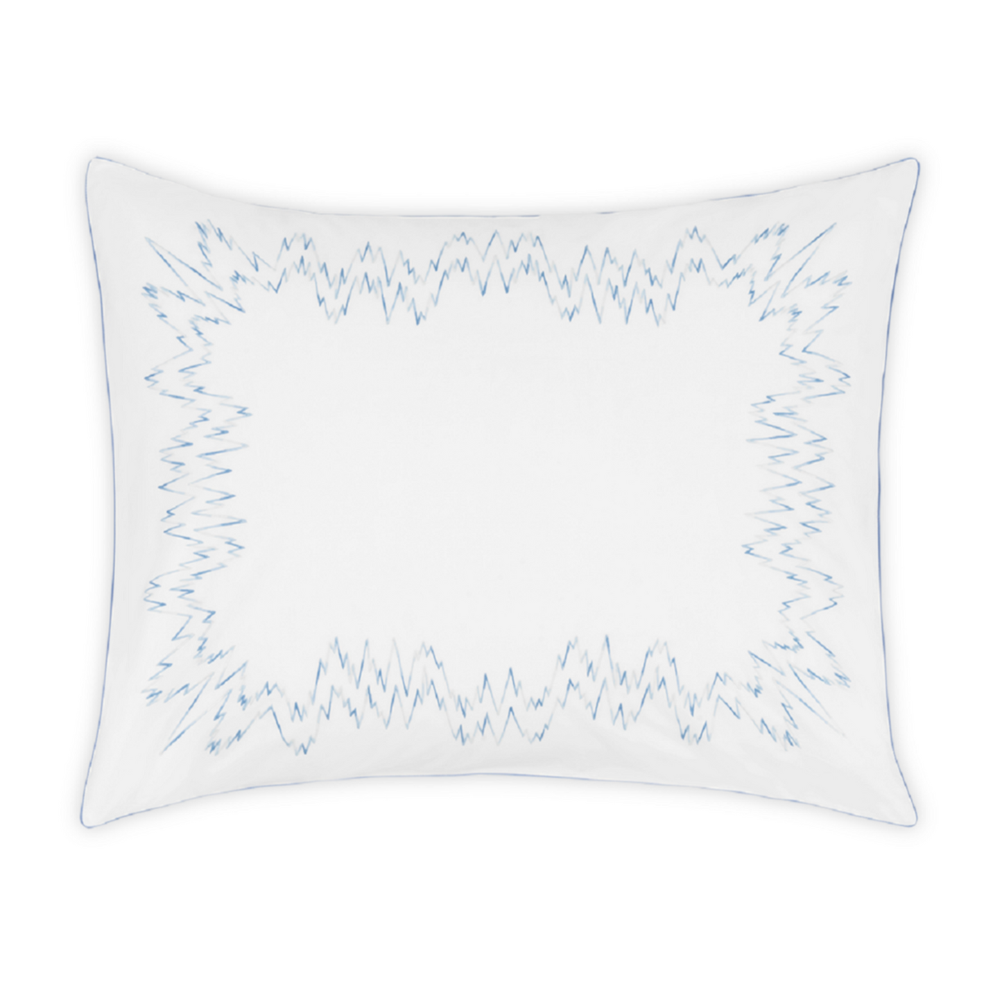 Standard Sham of Matouk Aries Bedding in Azure Color