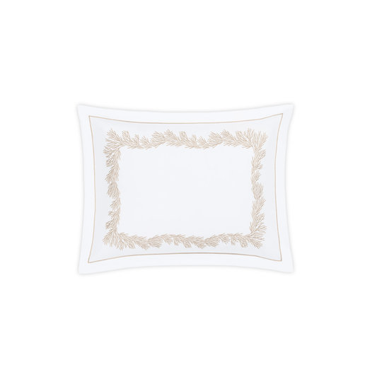 Boudoir Sham of Matouk Atoll Bedding Collection Dune Color