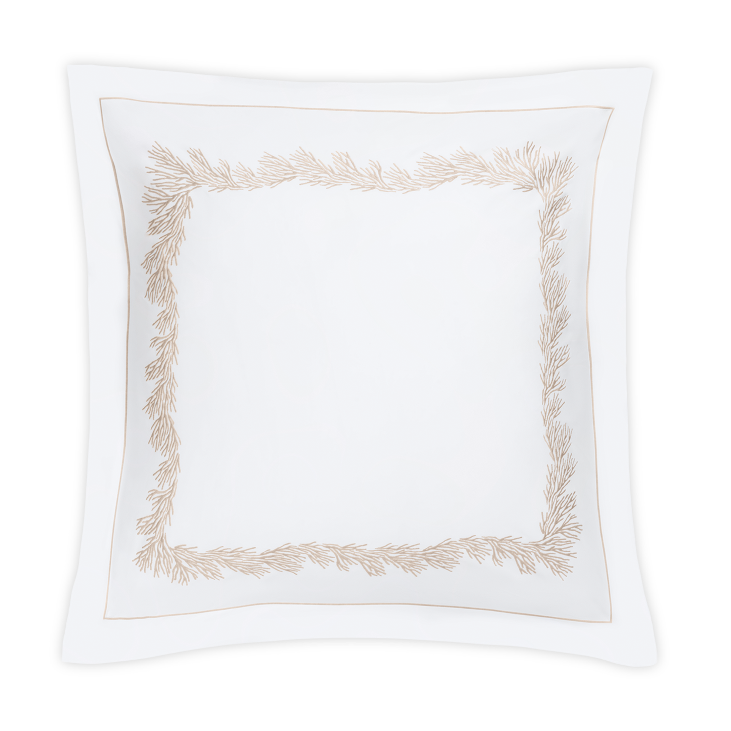 Euro Sham of Matouk Atoll Bedding Collection Dune Color