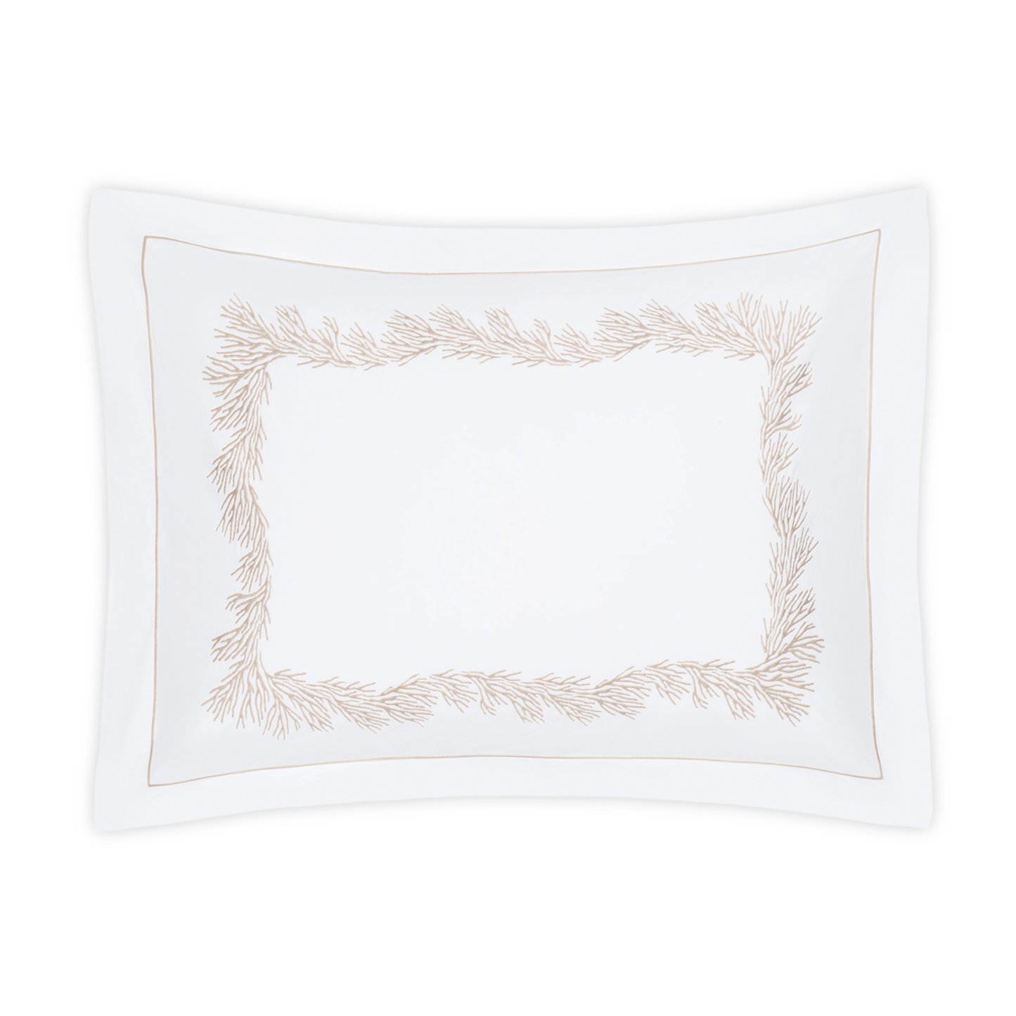 Standard Sham of Matouk Atoll Bedding Collection Dune Color