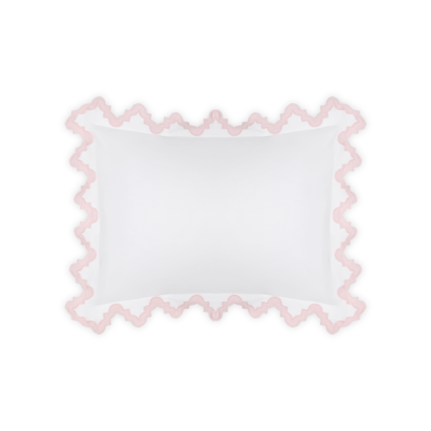 Boudoir Sham of Matouk Aziza Bedding in Pink Color