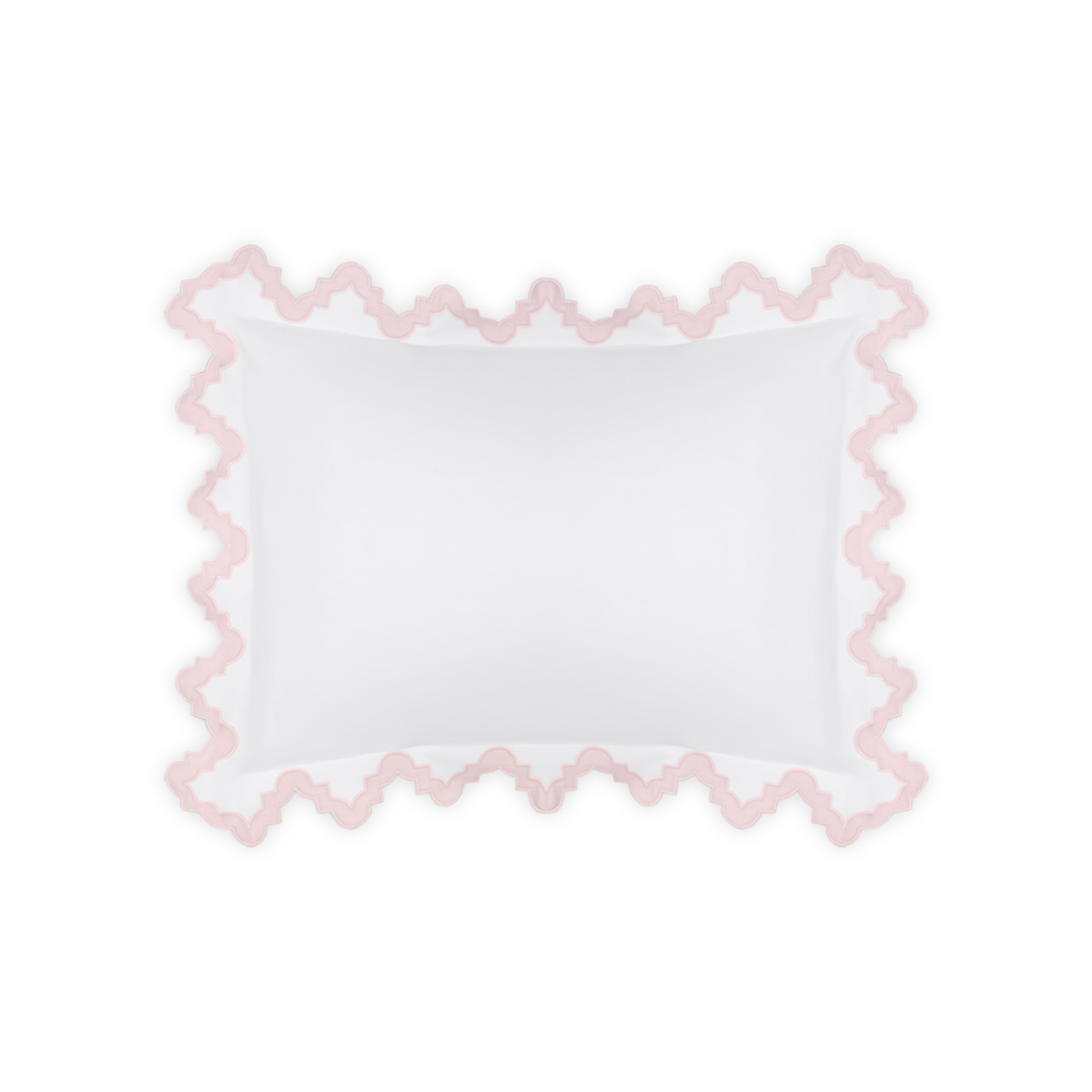 Boudoir Sham of Matouk Aziza Bedding in Pink Color