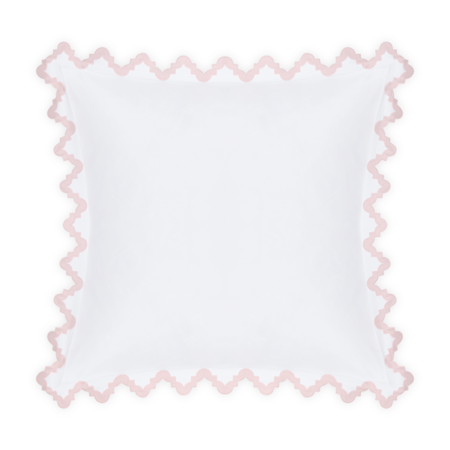 Euro Sham of Matouk Aziza Bedding in Pink Color
