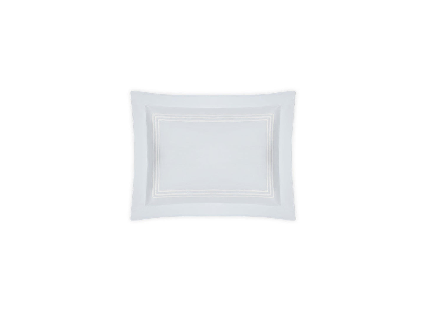 Matouk Bel Tempo Nocturne Bedding Boudoir Sham Blue Fine Linens