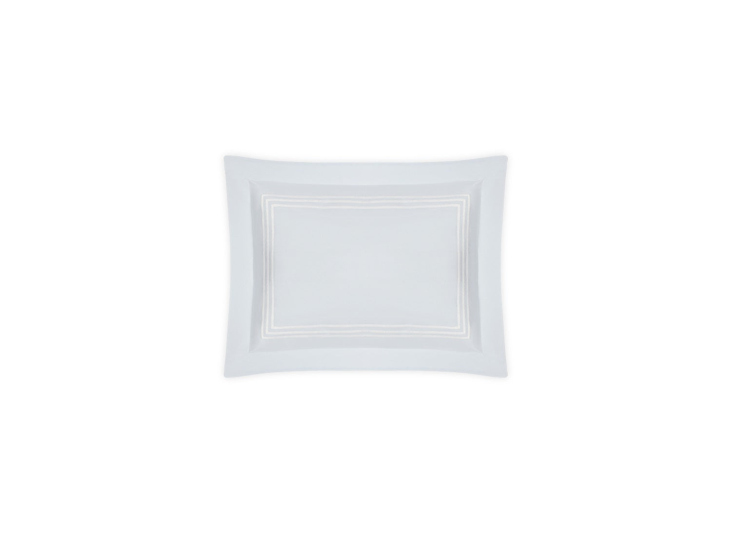 Matouk Bel Tempo Nocturne Bedding Boudoir Sham Blue Fine Linens