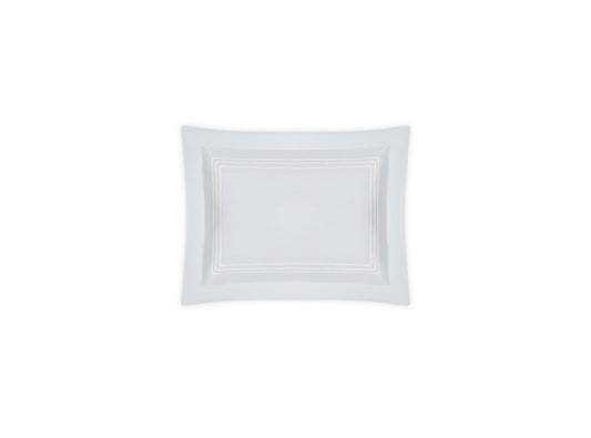 Matouk Bel Tempo Nocturne Bedding Boudoir Sham Blue Fine Linens