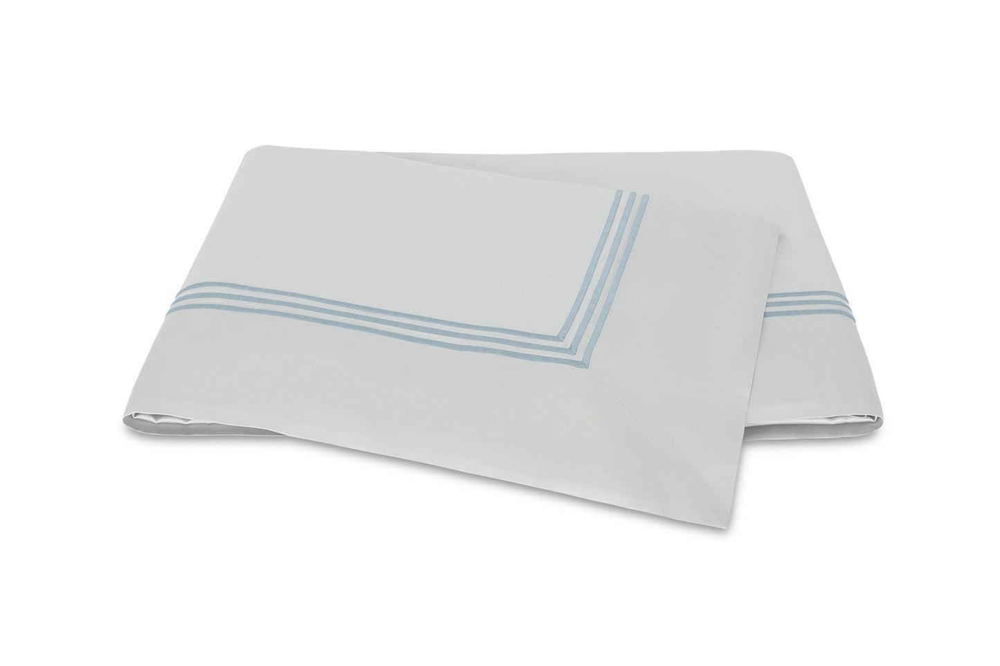 Matouk Bel Tempo Nocturne Bedding Flat Sheet Pool Fine Linens