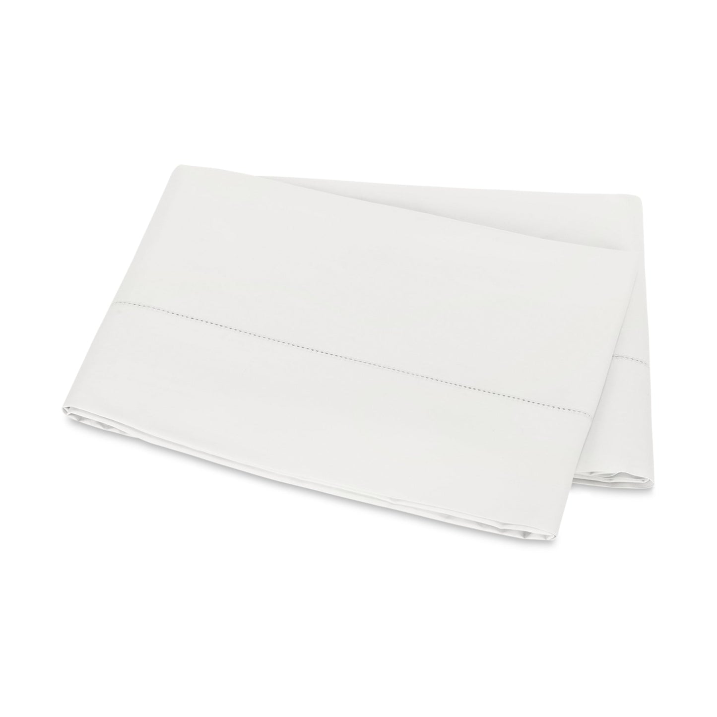 Silo of Bone Matouk Bergamo Hemstitch Bedding Flat Sheet