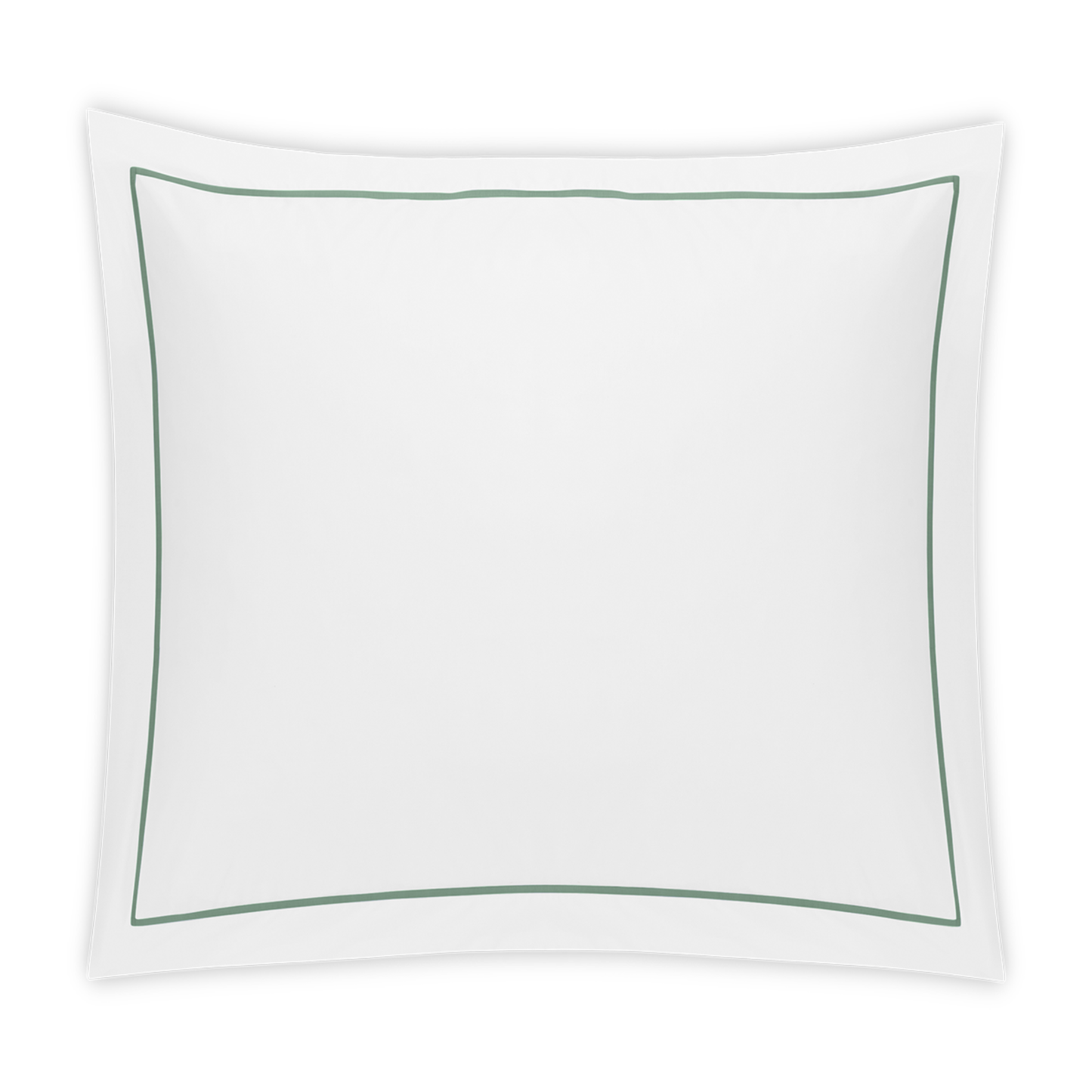 Matouk Bergamo Satin Stitch Bedding Euro Sham Celadon