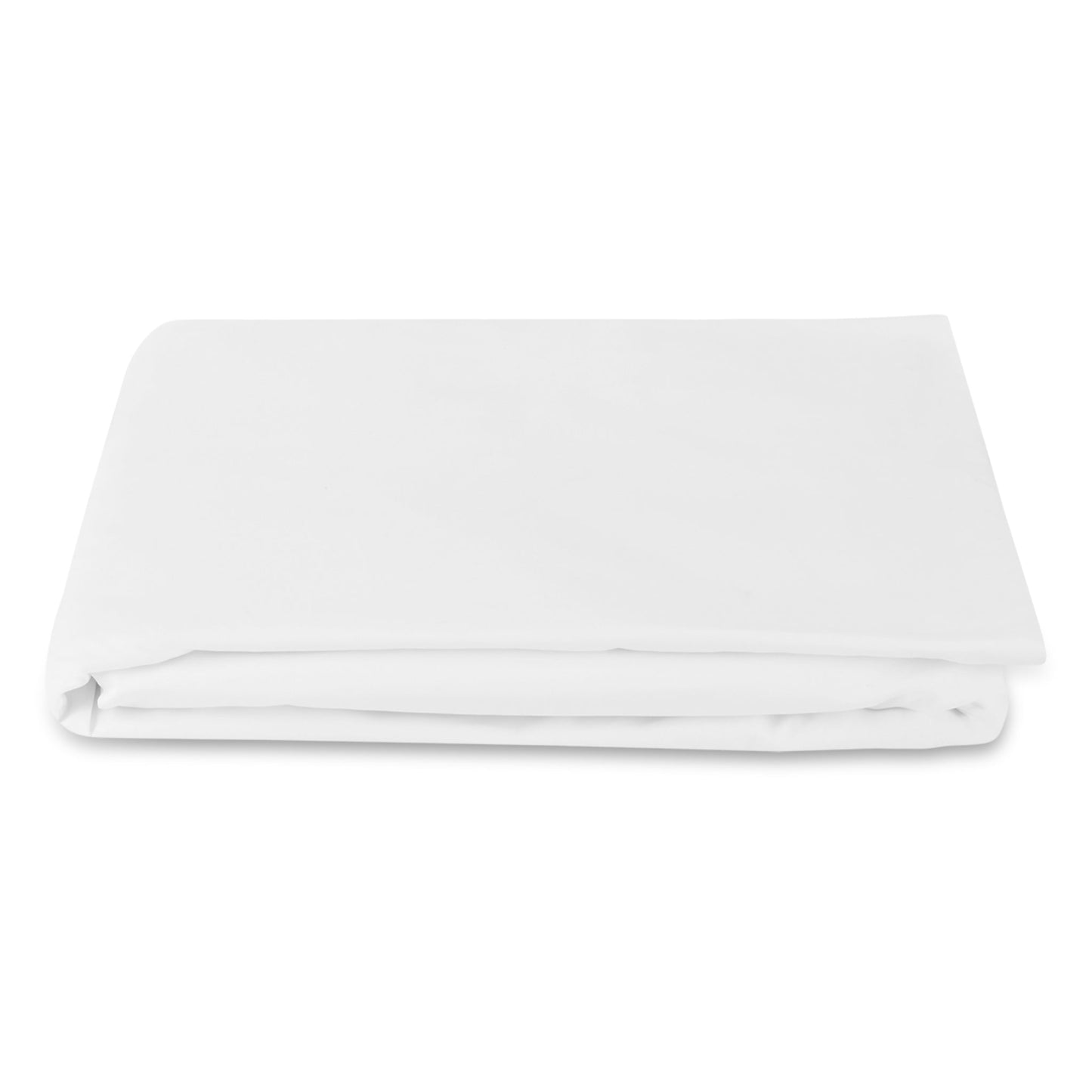 Matouk Bergamo Satin Stitch Bedding Fitted Sheet White Fine Linens
