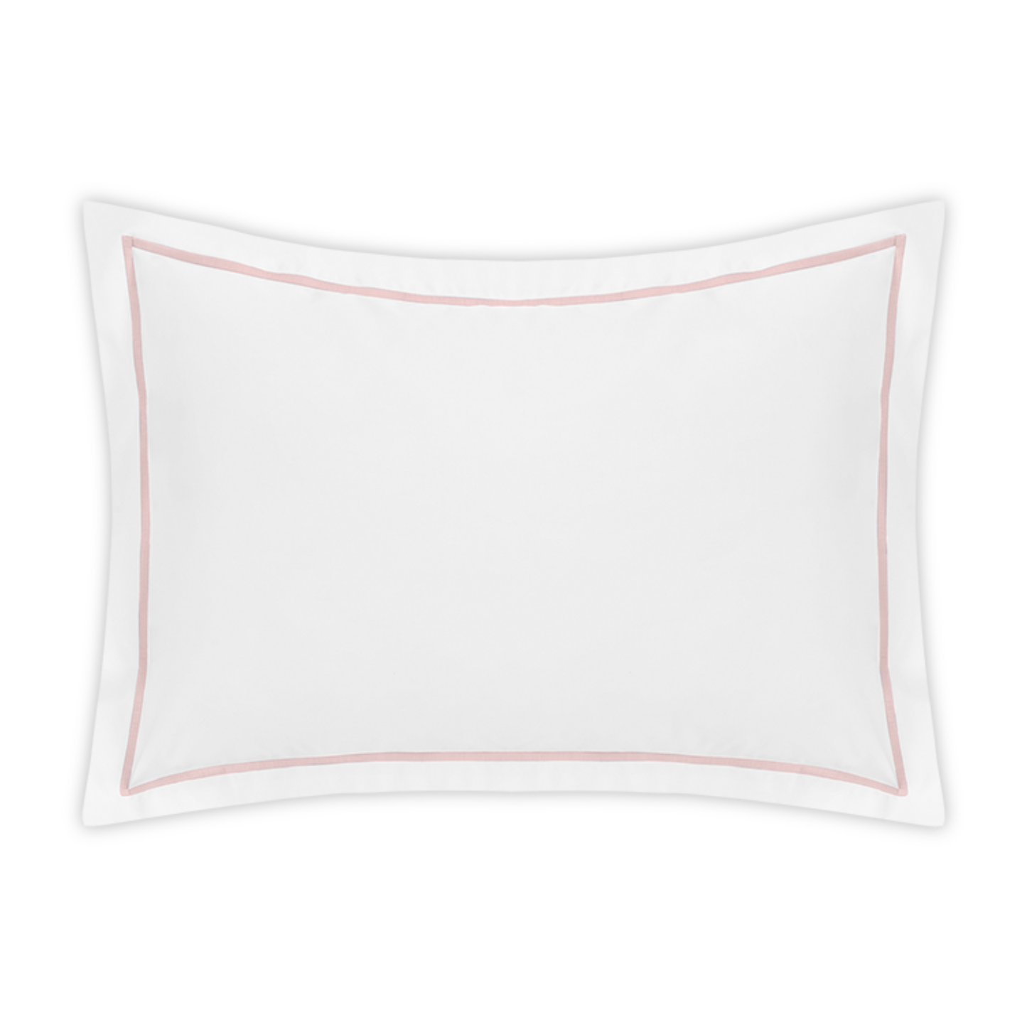 Matouk Bergamo Satin Stitch Bedding Sham Blush