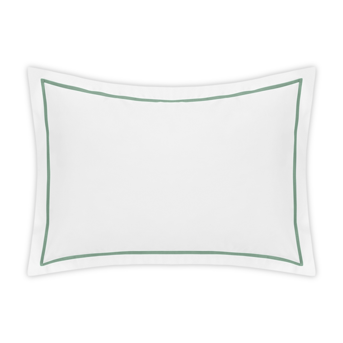 Matouk Bergamo Satin Stitch Bedding Sham Celadon