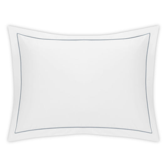 Matouk Bergamo Satin Stitch Bedding Sham Pool Fine Linens