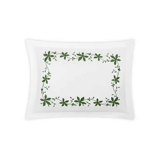 Boudoir Sham of Matouk Callista Bedding in Clover Color