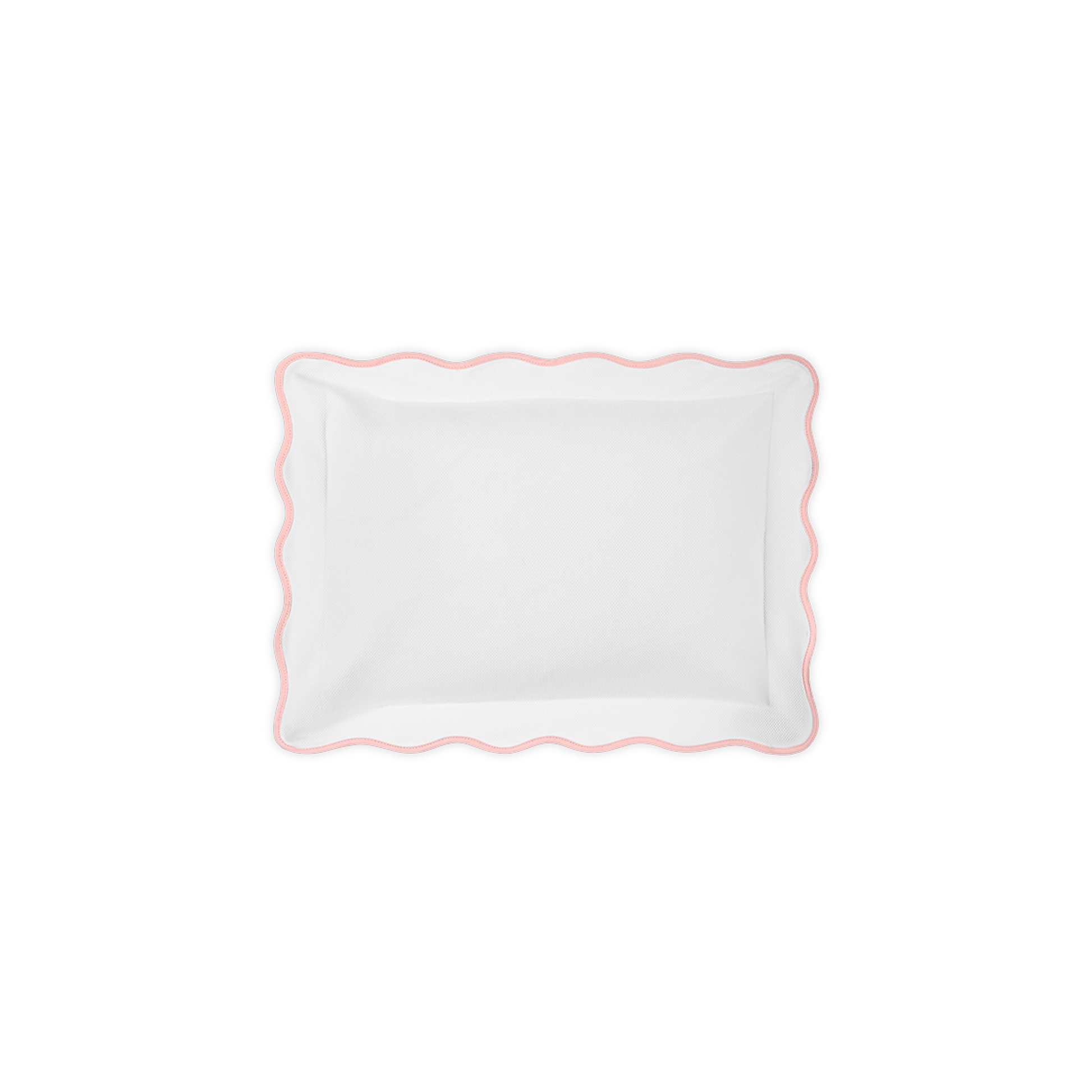 Boudoir Sham of Matouk Camilla Pique Bedding in Color Pink