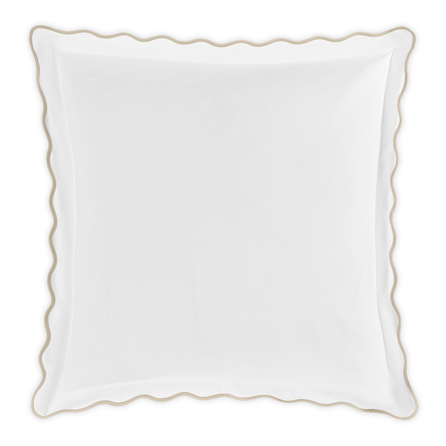 Euro Sham of Matouk Camilla Pique Bedding in Color Dune