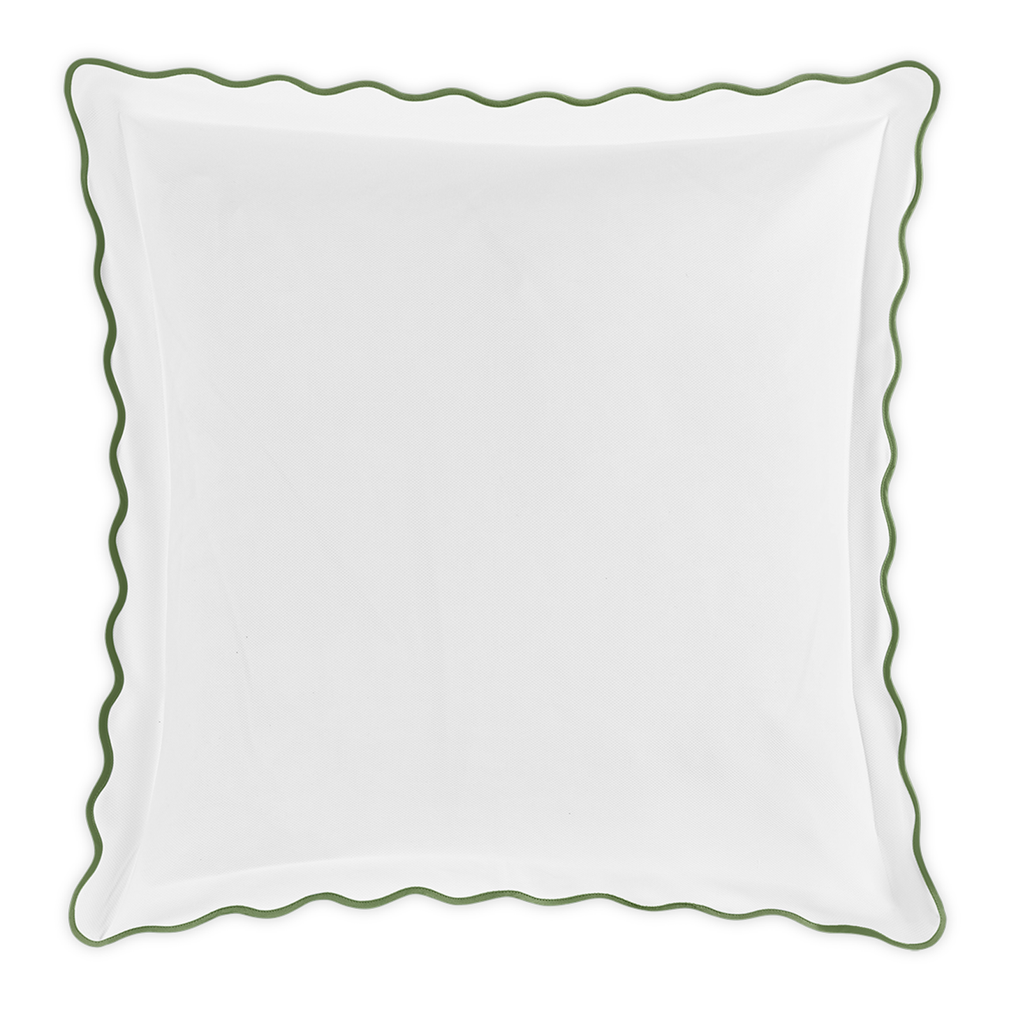 Euro Sham of Matouk Camilla Pique Bedding in Color Palm