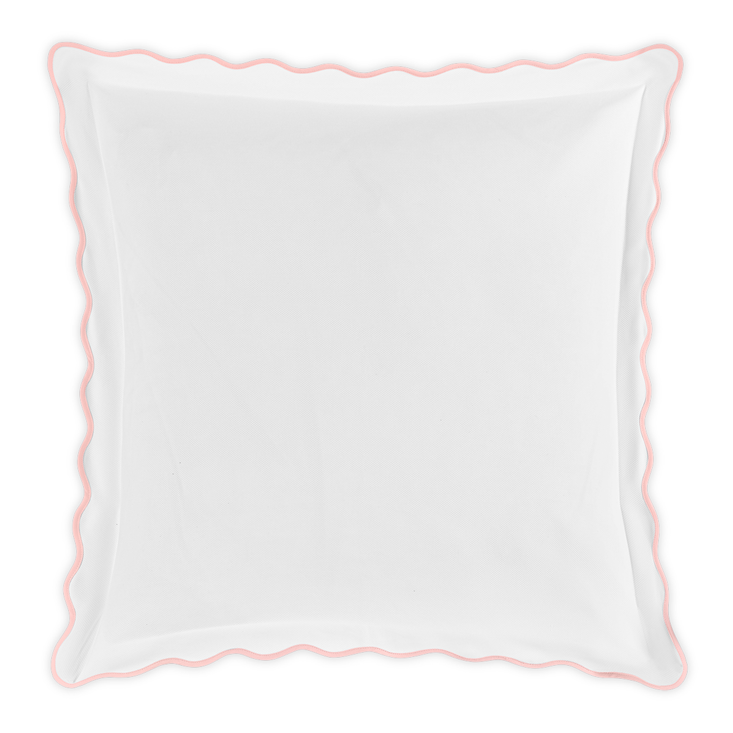 Euro Sham of Matouk Camilla Pique Bedding in Color Pink