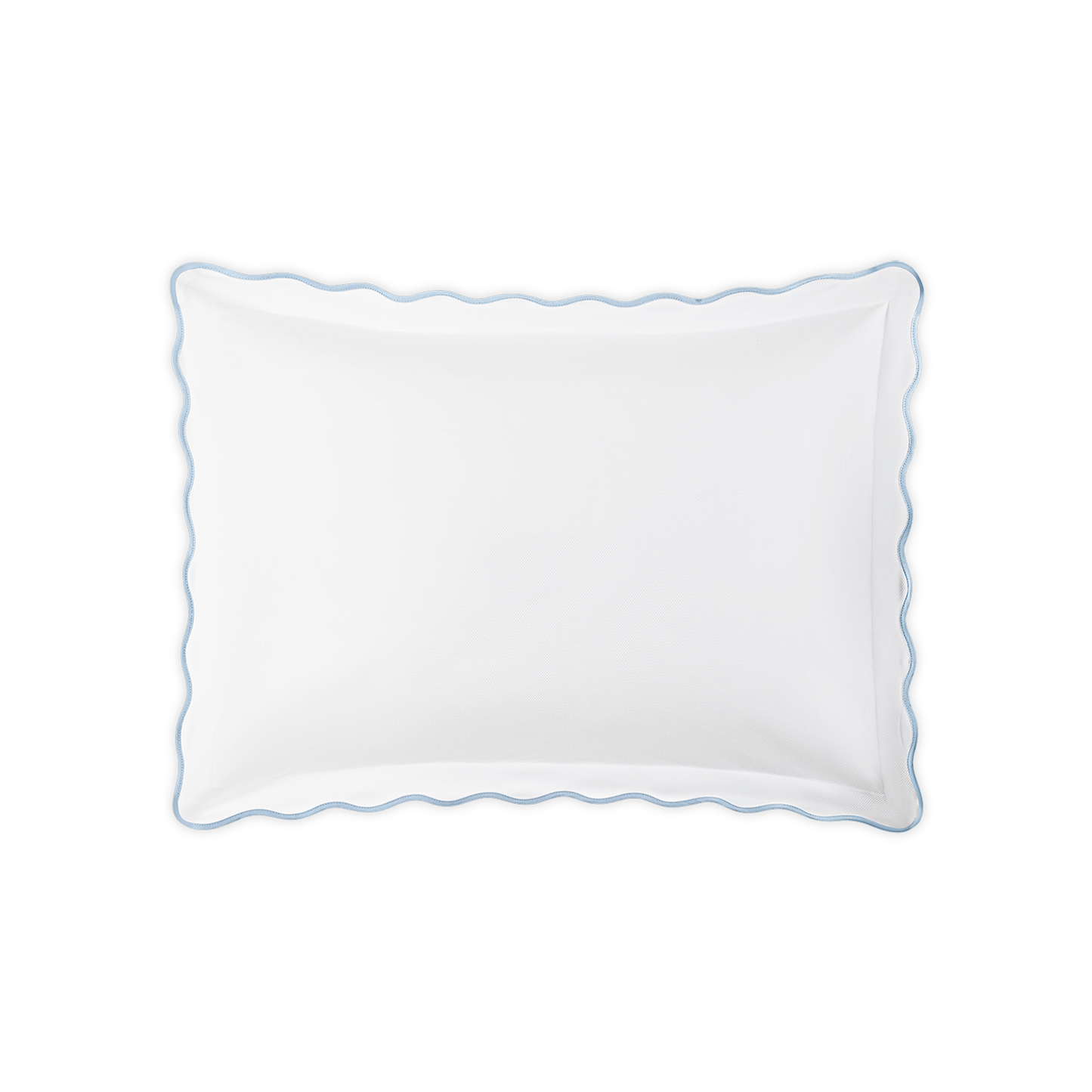 Sham of Matouk Camilla Pique Bedding in Color Light Blue