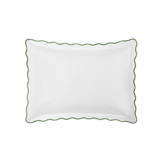 Sham of Matouk Camilla Pique Bedding in Color Palm