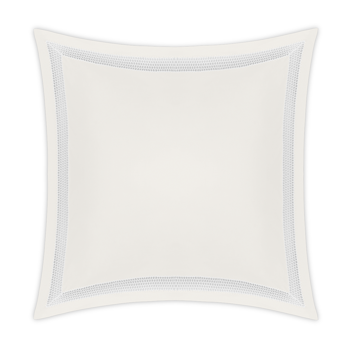 Clear Image of Matouk Cecily Euro Sham in Bone Color