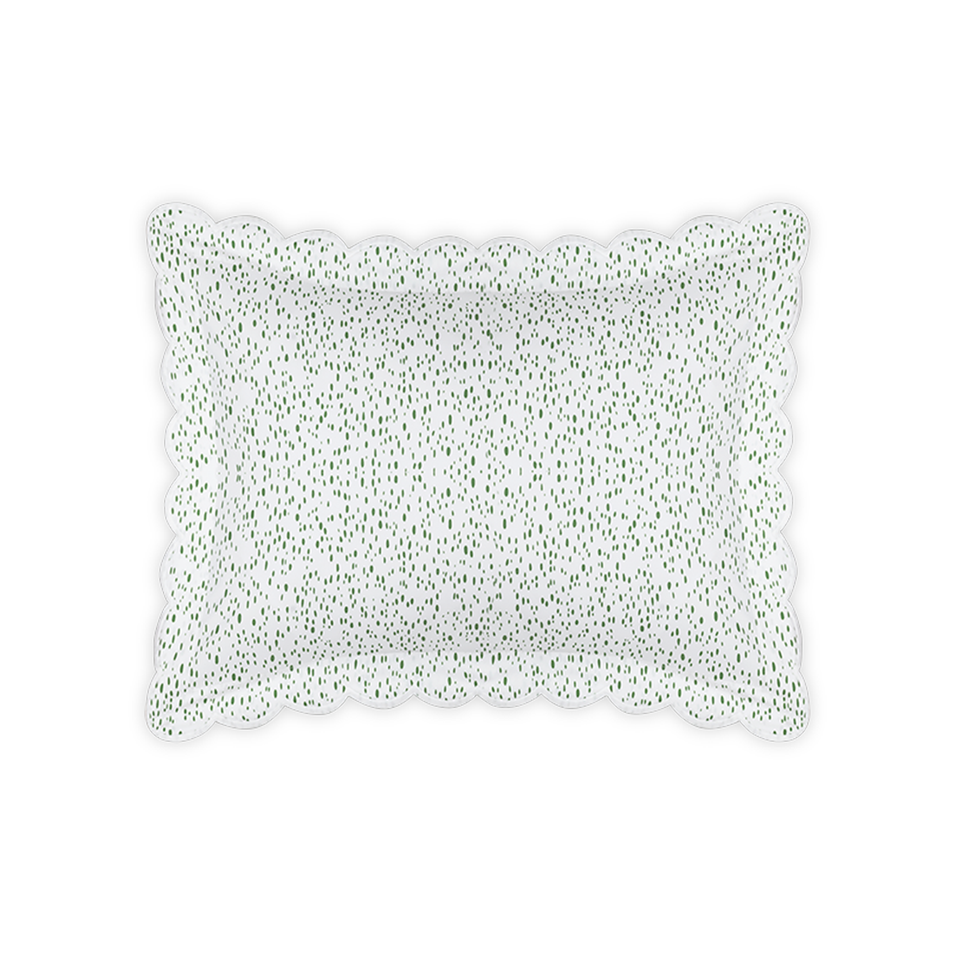 Boudoir Sham of Matouk Celine Bedding in Grass Color