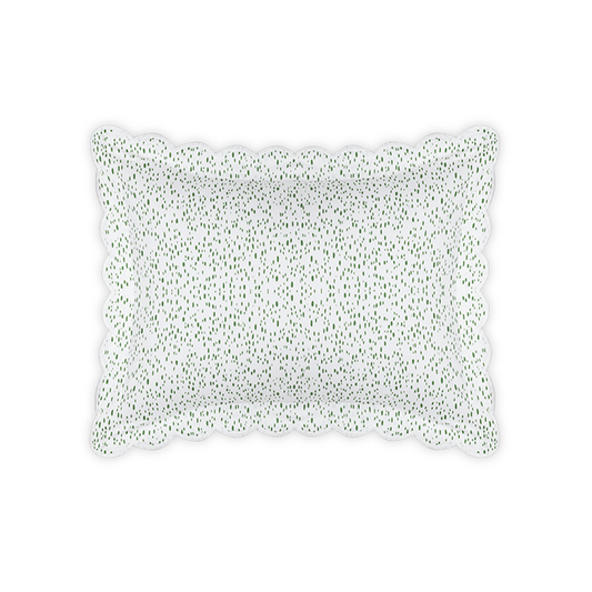 Boudoir Sham of Matouk Celine Bedding in Grass Color
