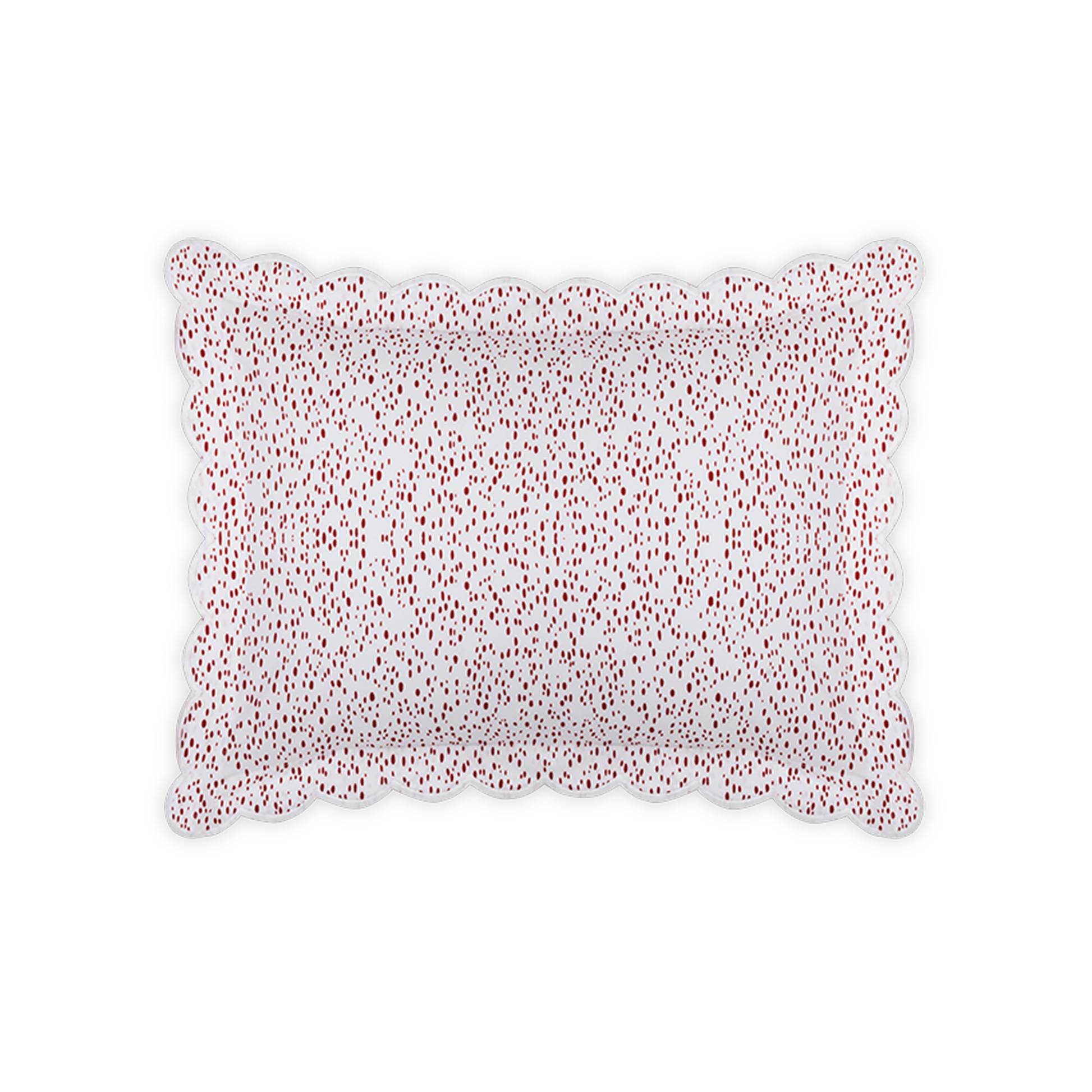 Boudoir Sham of Matouk Celine Bedding in Redberry Color