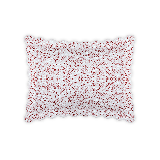Boudoir Sham of Matouk Celine Bedding in Redberry Color
