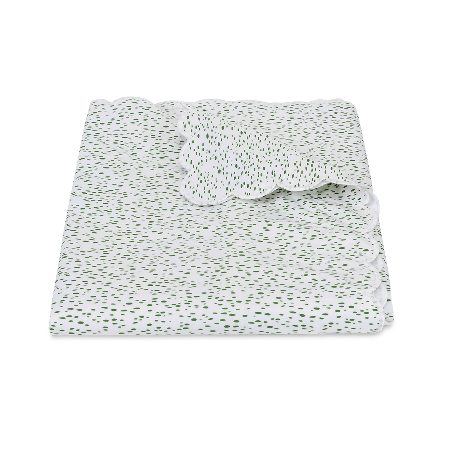 Duvet Cover of Matouk Celine Bedding in Grass Color