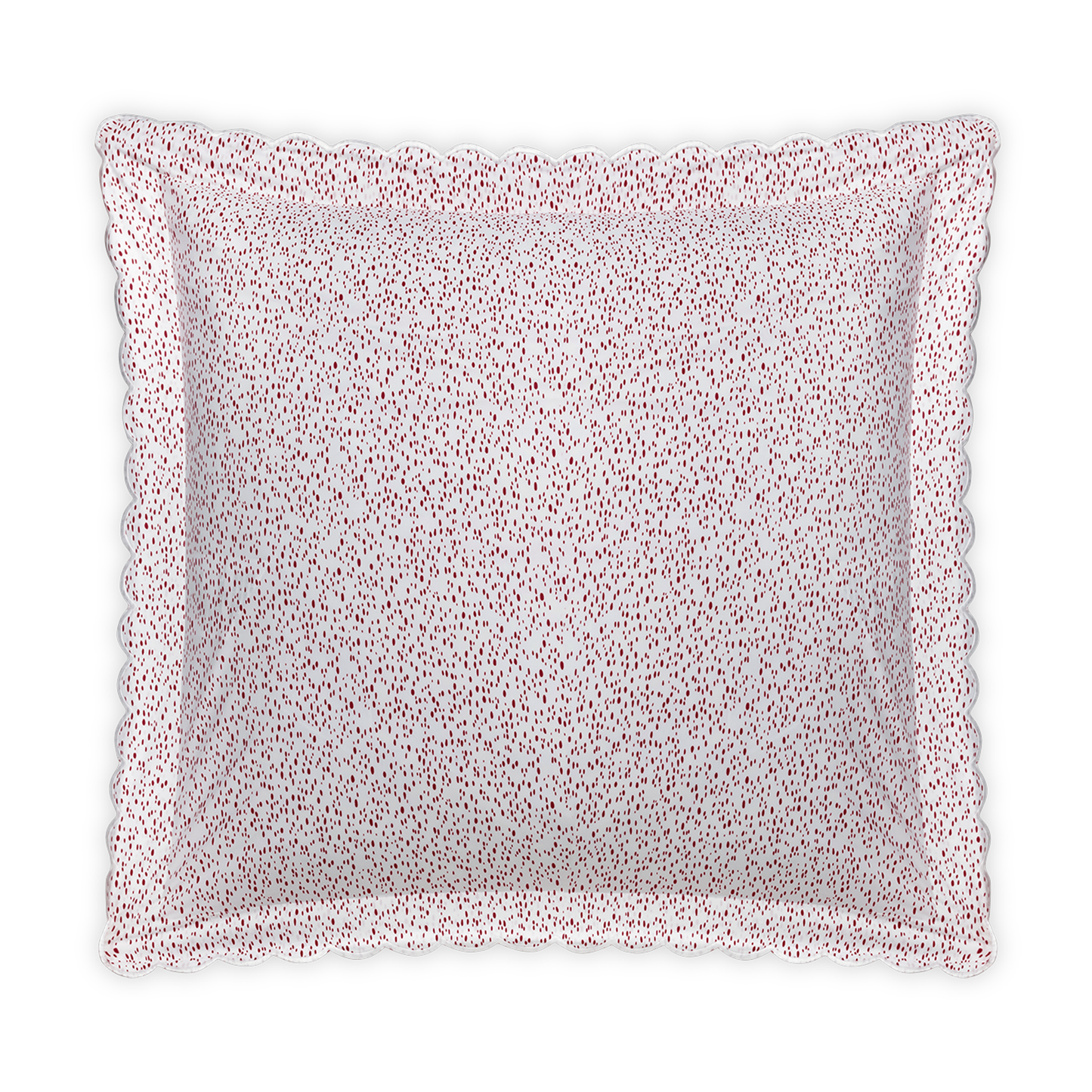 Euro Sham of Matouk Celine Bedding in Redberry Color