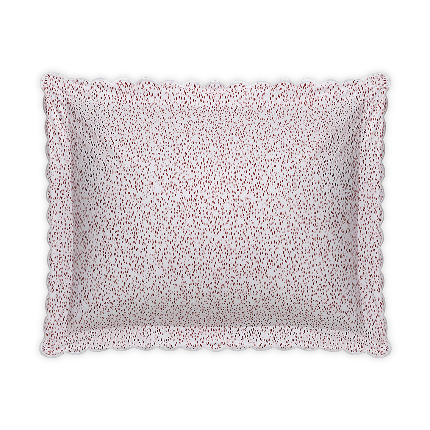 Standard Sham of Matouk Celine Bedding in Redberry Color