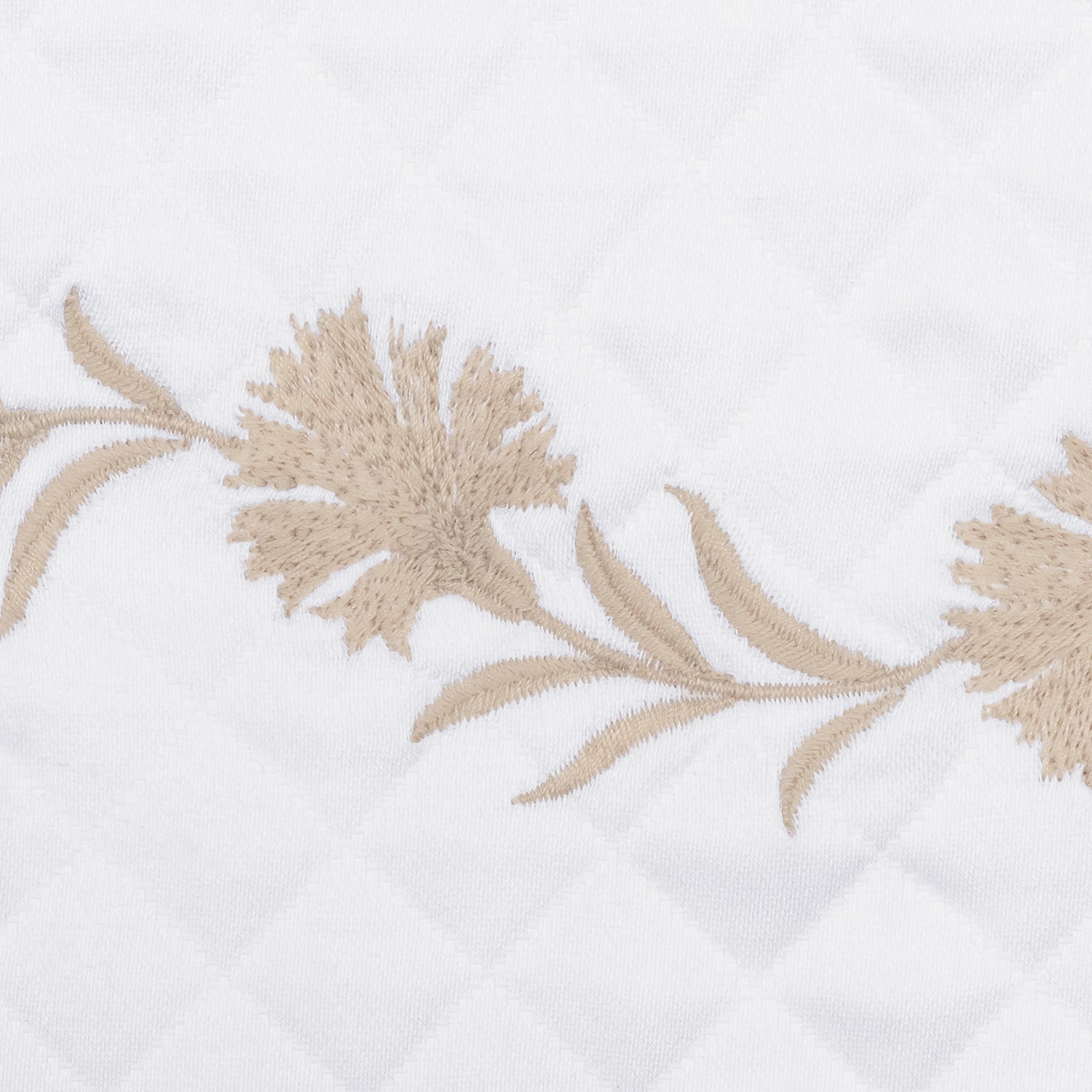 Matouk Daphne Matelasse Bedding Swatch Dune Fine Linens