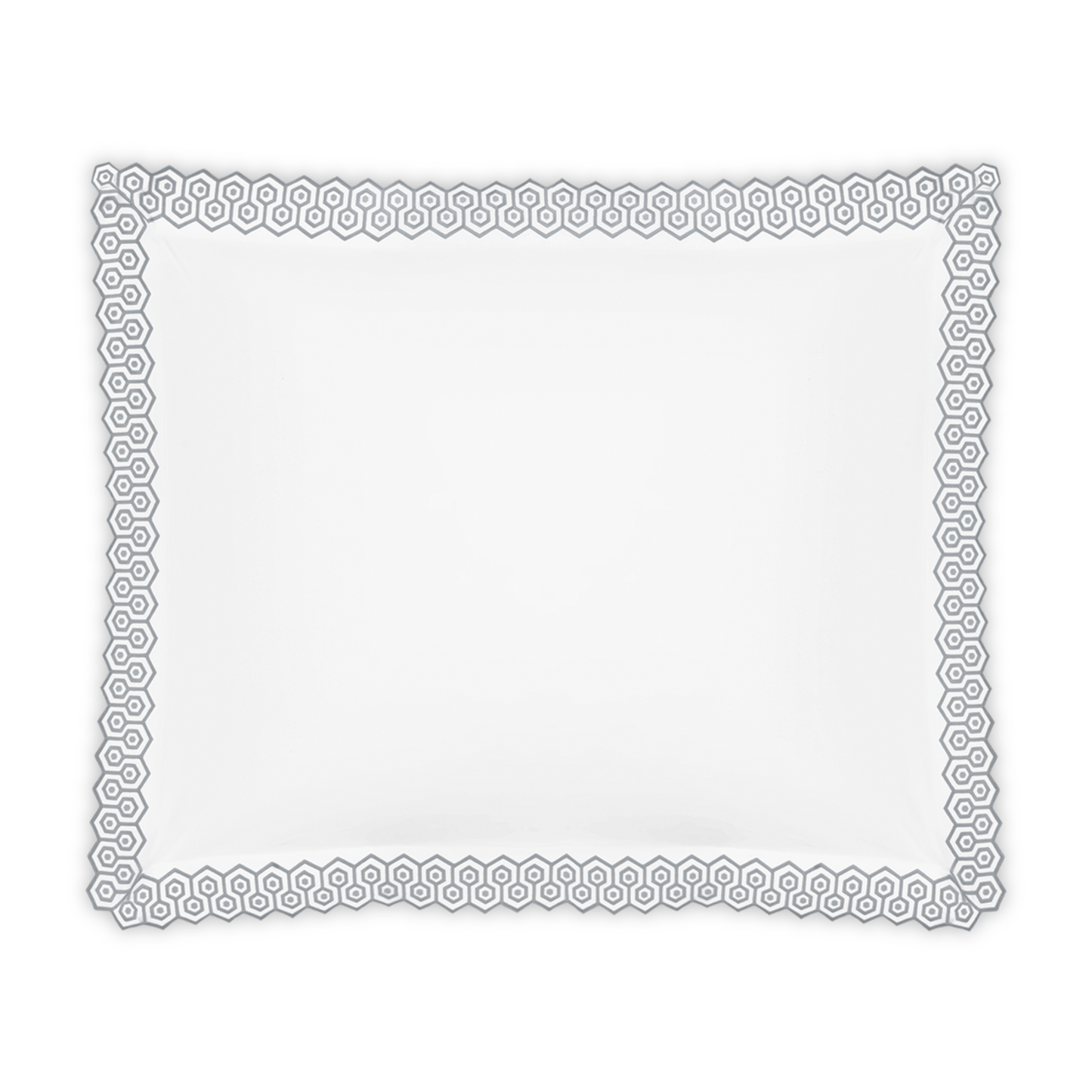 Sham of Matouk Felix Bedding in Silver Color