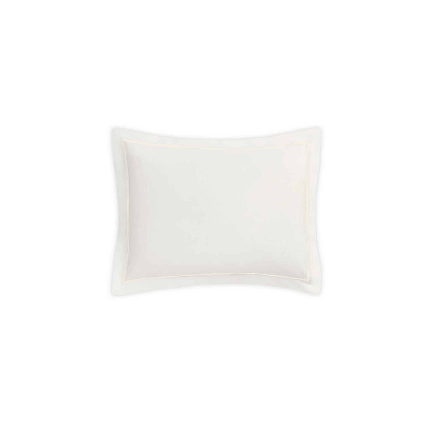 Boudoir Sham of Matouk Gatsby Bedding Ivory Ivory Color
