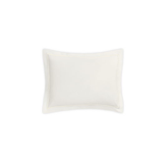 Boudoir Sham of Matouk Gatsby Bedding Ivory Ivory Color