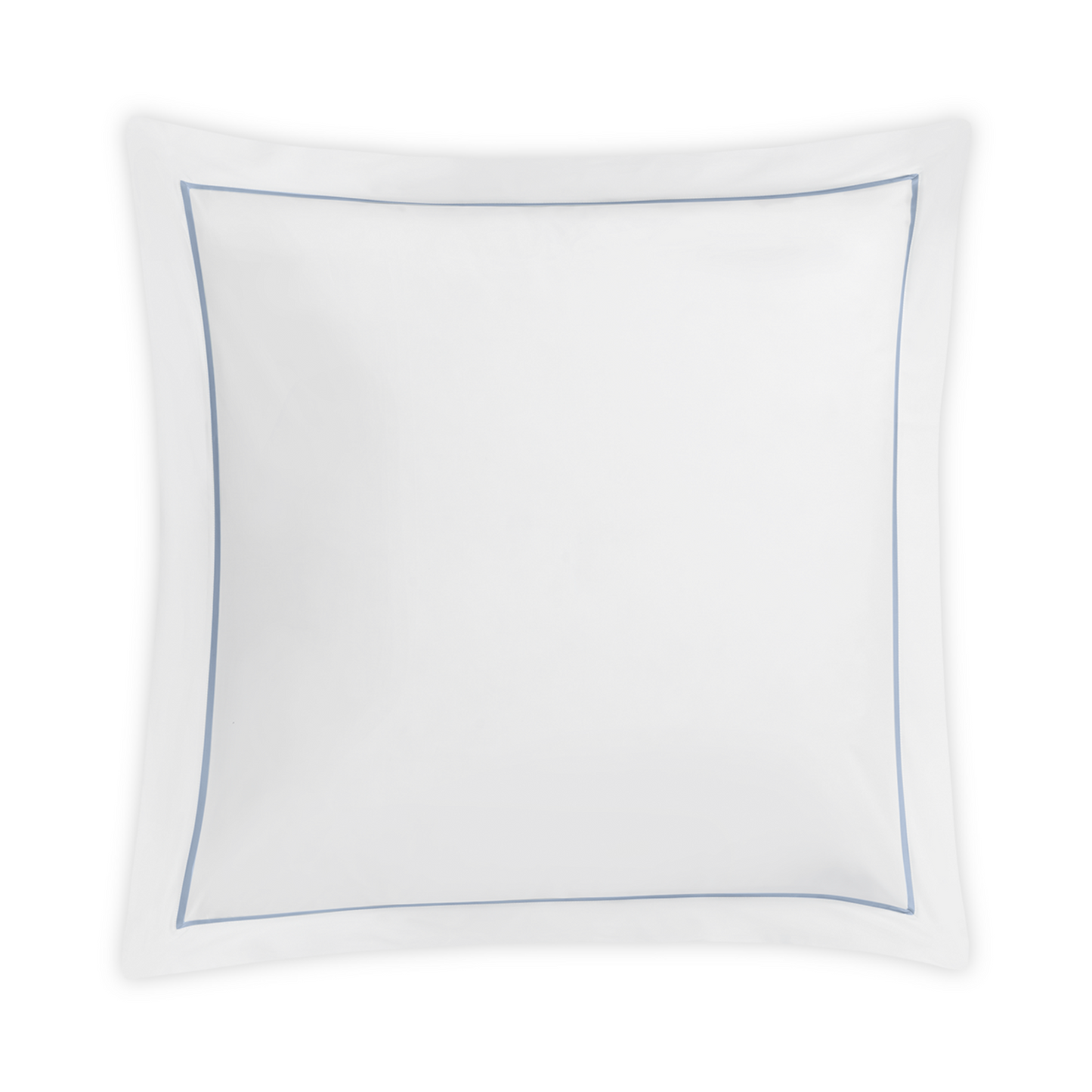 Euro Sham of Matouk Gatsby Bedding Hazy Blue Color