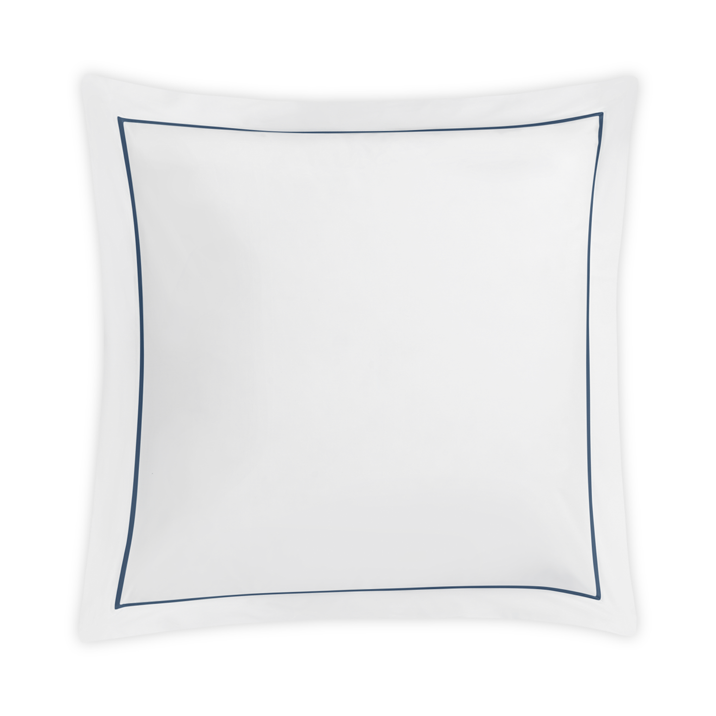 Euro Sham of Matouk Gatsby Bedding Steel Blue Color