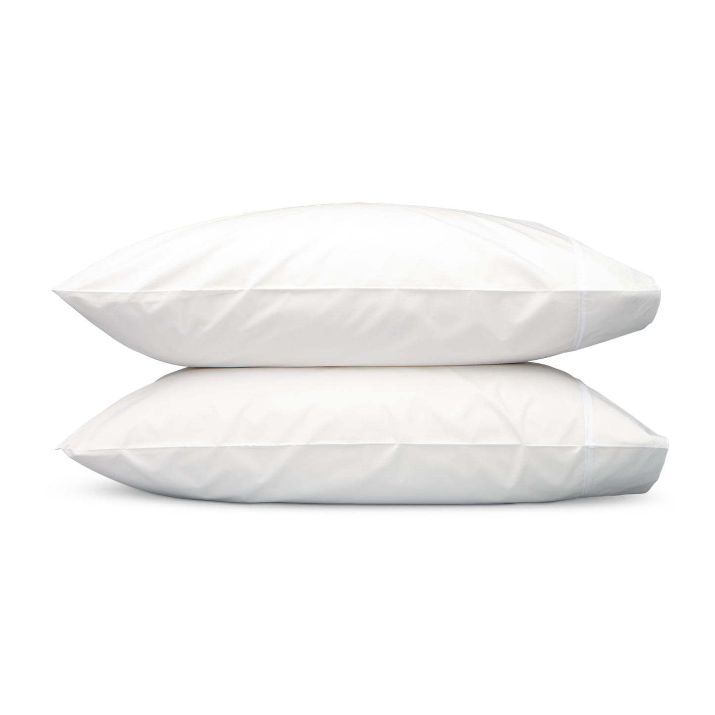 Pillowcases of Matouk Gatsby Bedding Bone Color