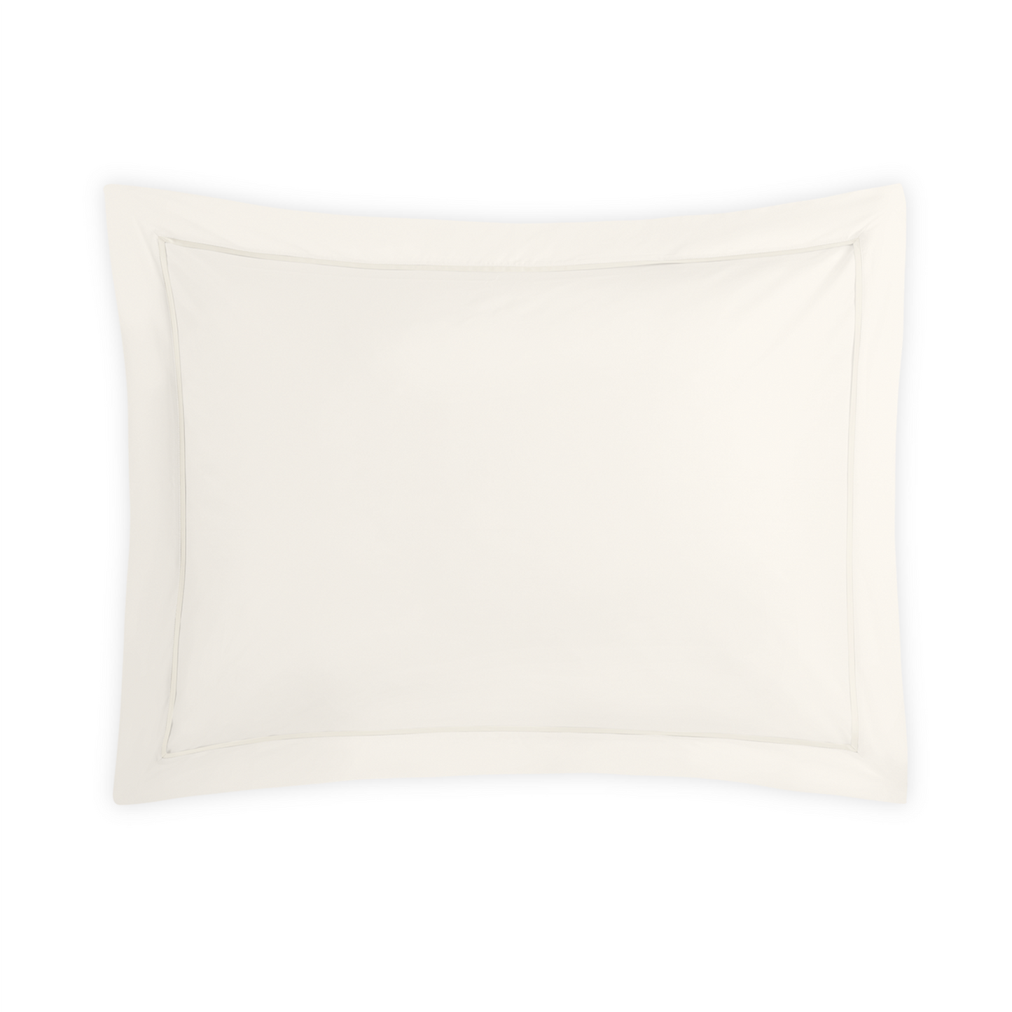 Standard Sham of Matouk Gatsby Bedding Ivory Ivory Color
