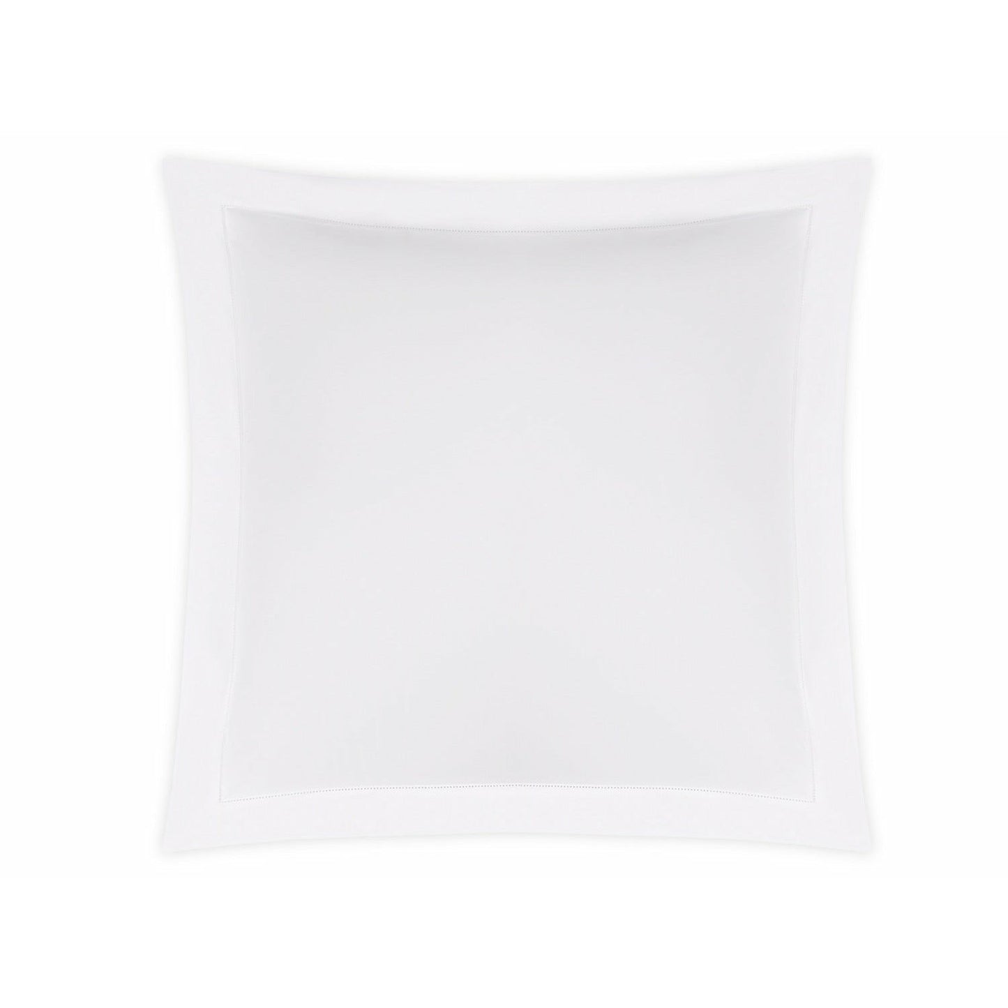 Matouk Gatsby Hemstitch Bedding Euro Sham White Fine Linens