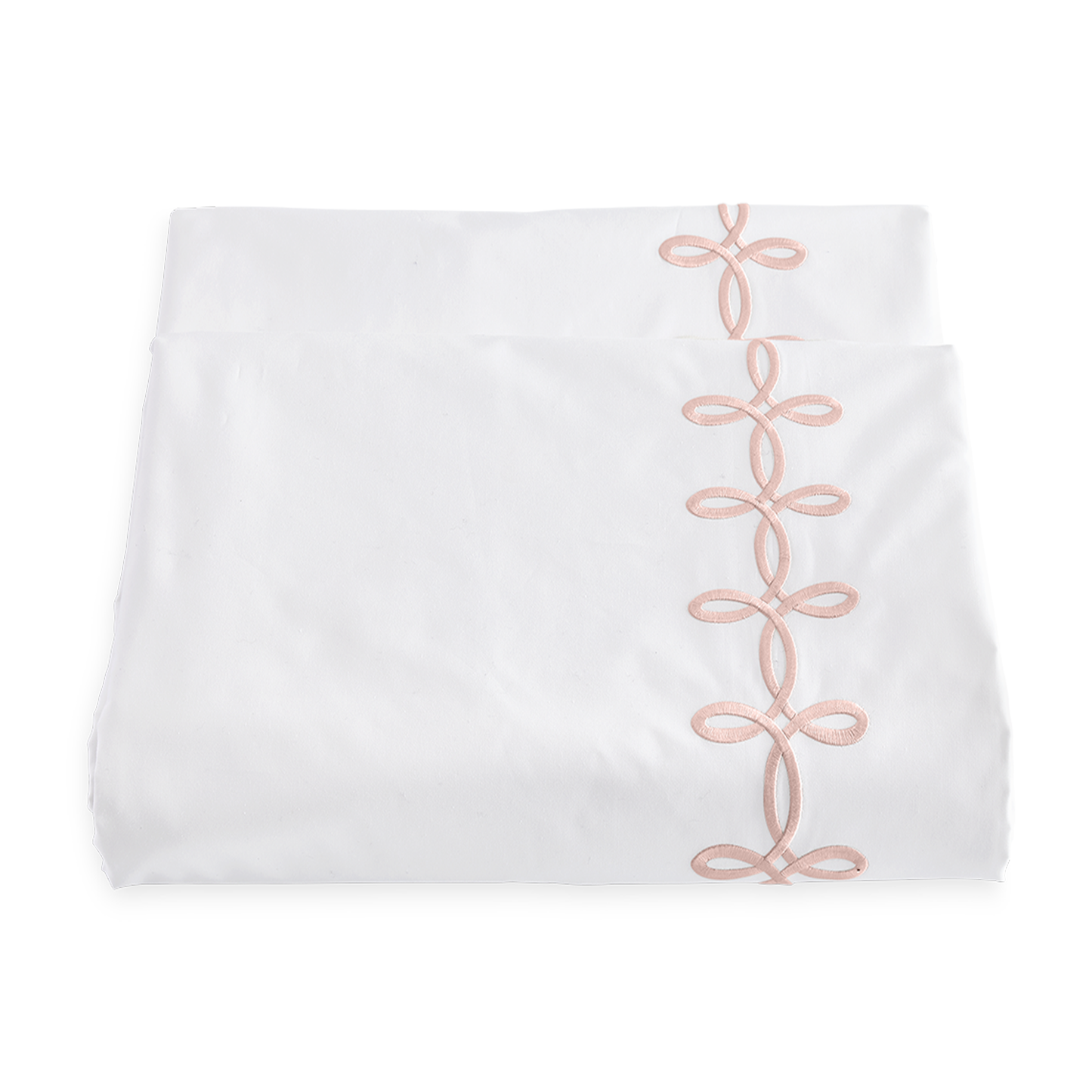 Duvet Cover of Matouk Gordian Knot Bedding Blush Color