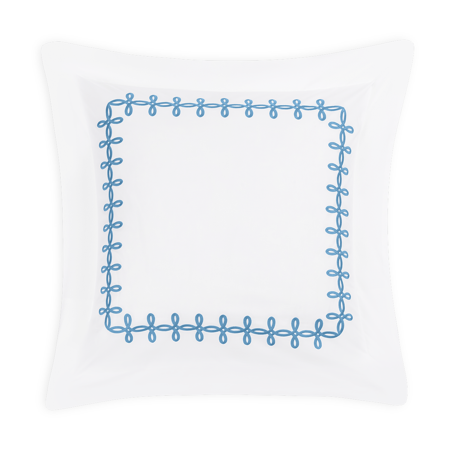 Euro Sham of Matouk Gordian Knot Bedding Ocean Color