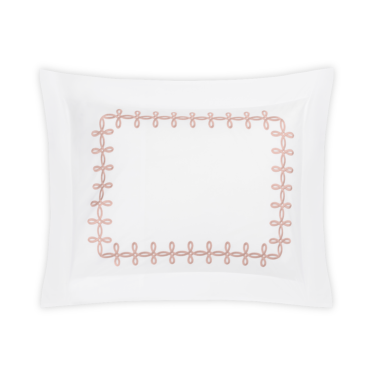 Standard Sham of Matouk Gordian Knot Bedding Blush Color