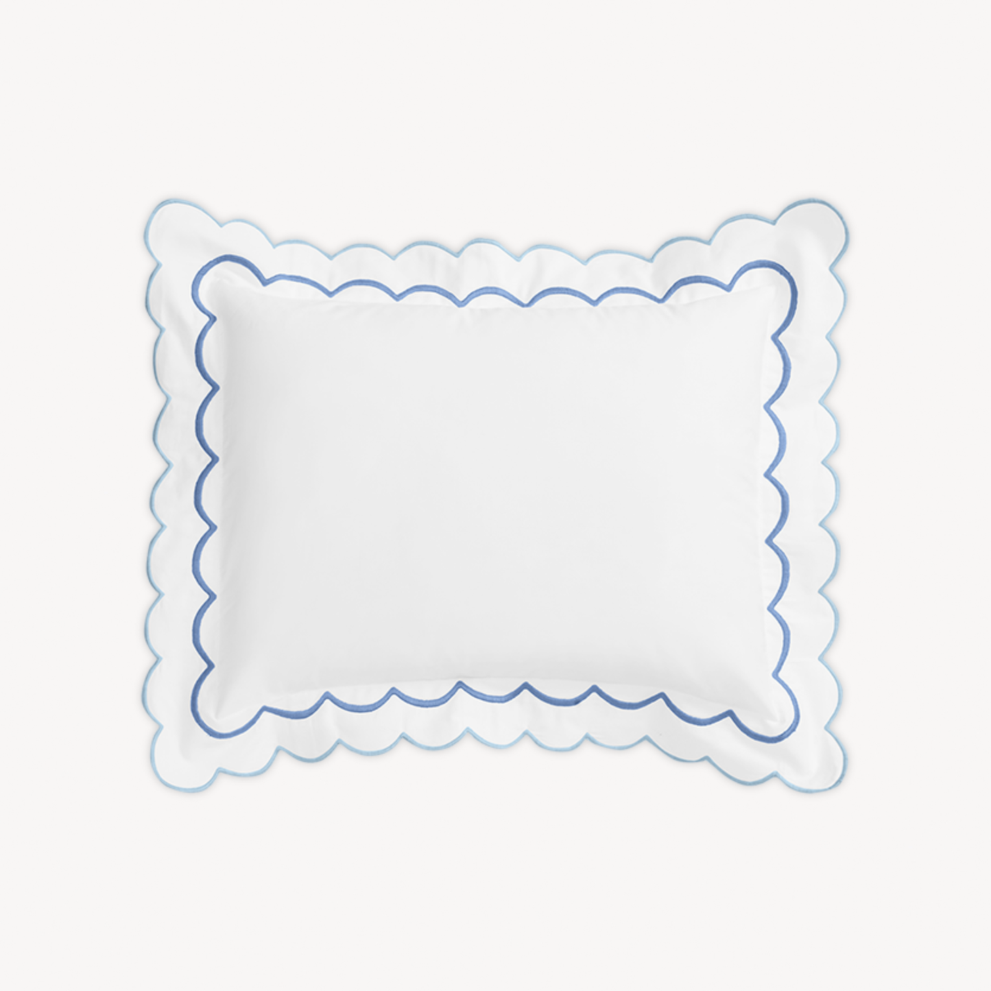 Boudoir Sham of Matouk India Bedding in Azure Color