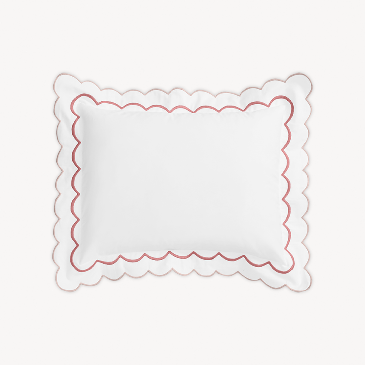 Boudoir Sham of Matouk India Bedding in Blush Color