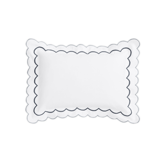 Boudoir Sham of Matouk India Bedding in Charcoal Color