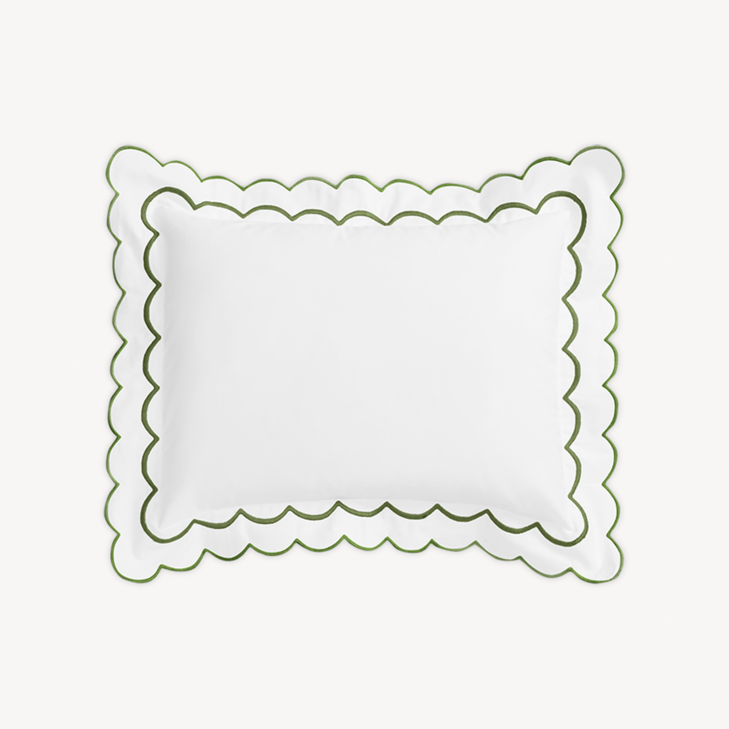 Boudoir Sham of Matouk India Bedding in Grass Color