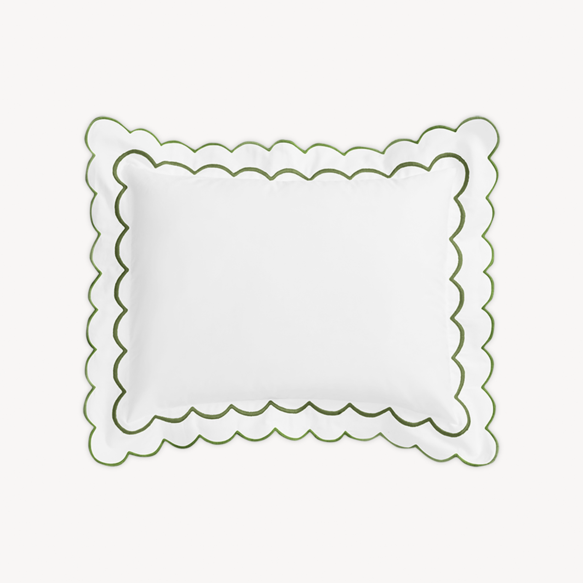 Boudoir Sham of Matouk India Bedding in Grass Color